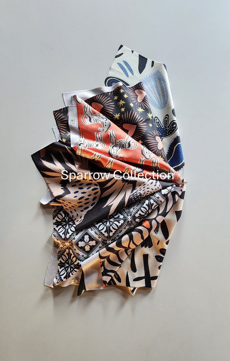 Sparrow Tea Towel Collection