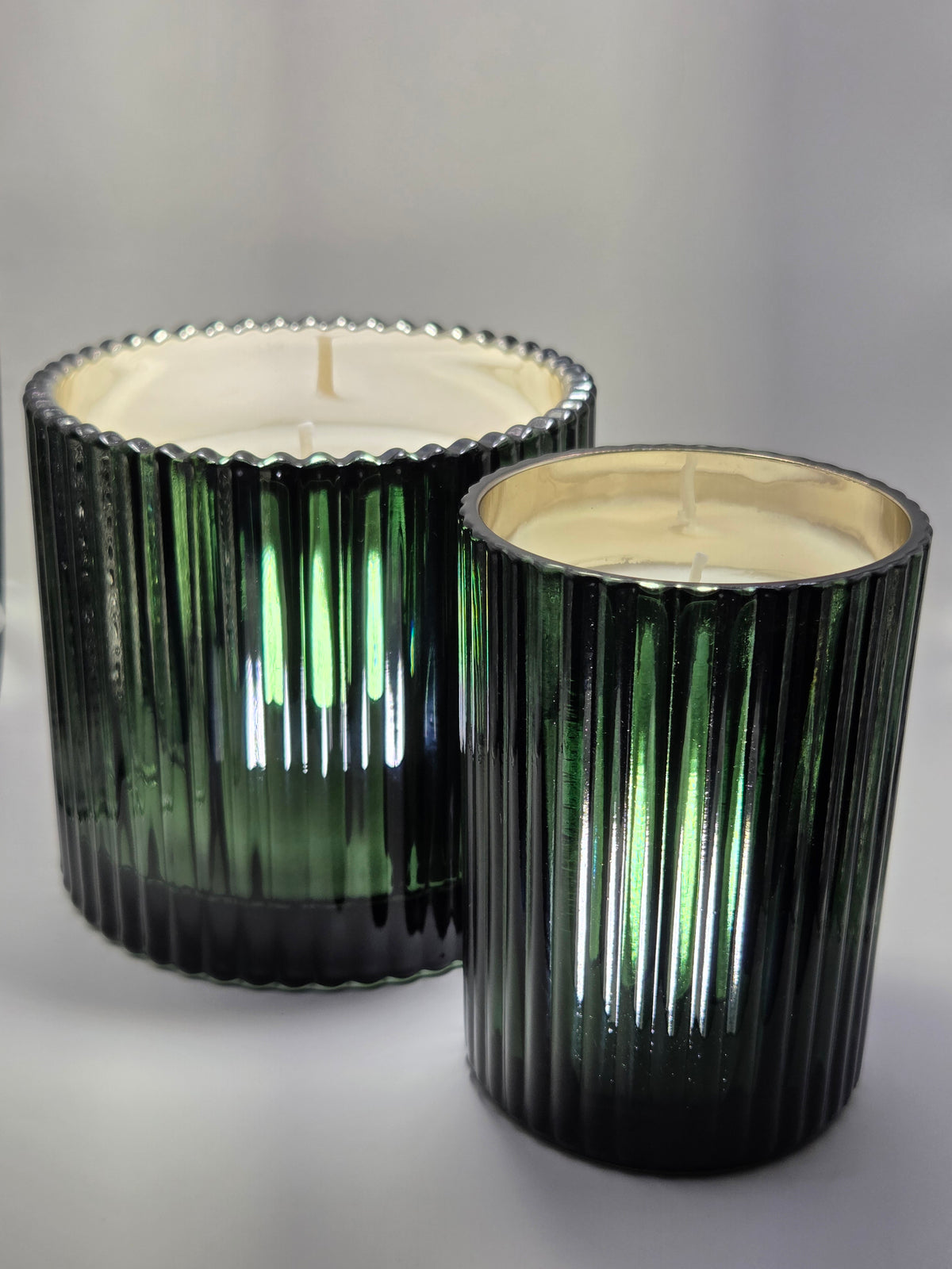 Faceted Holiday Candle
