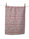 Merry Happy Tea Towel