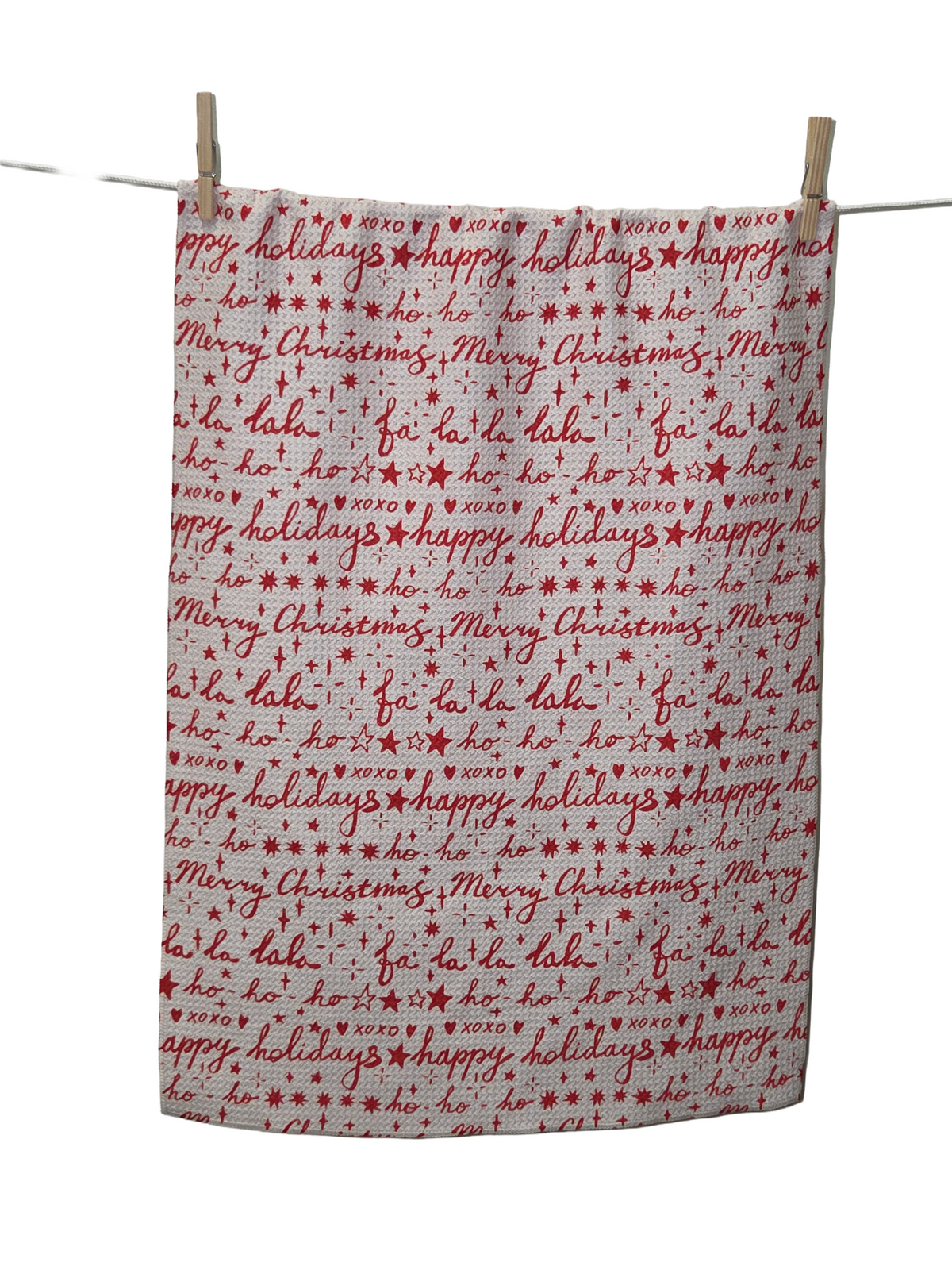 Merry Happy Tea Towel