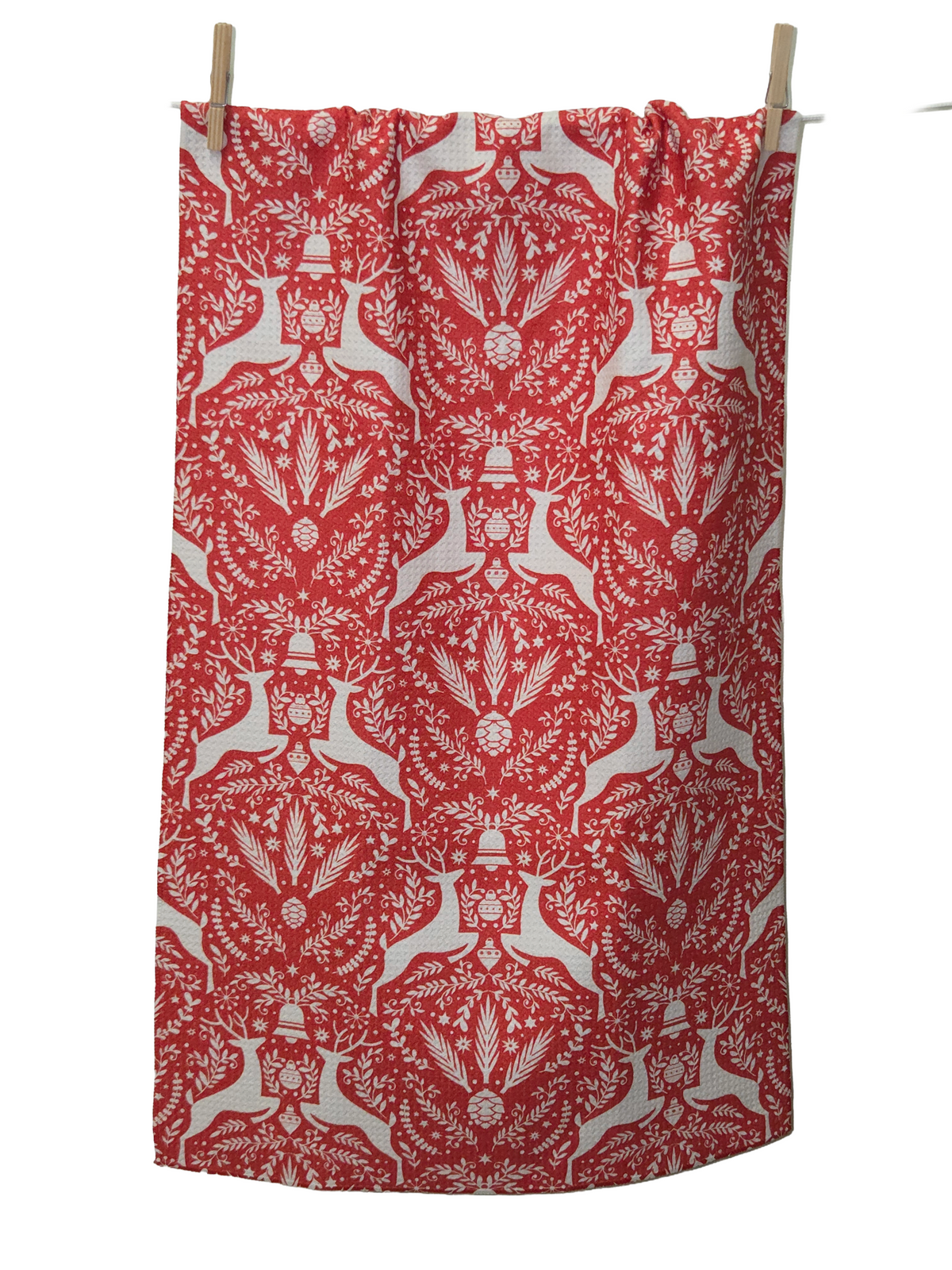Scandi Reindeer Tea Towel