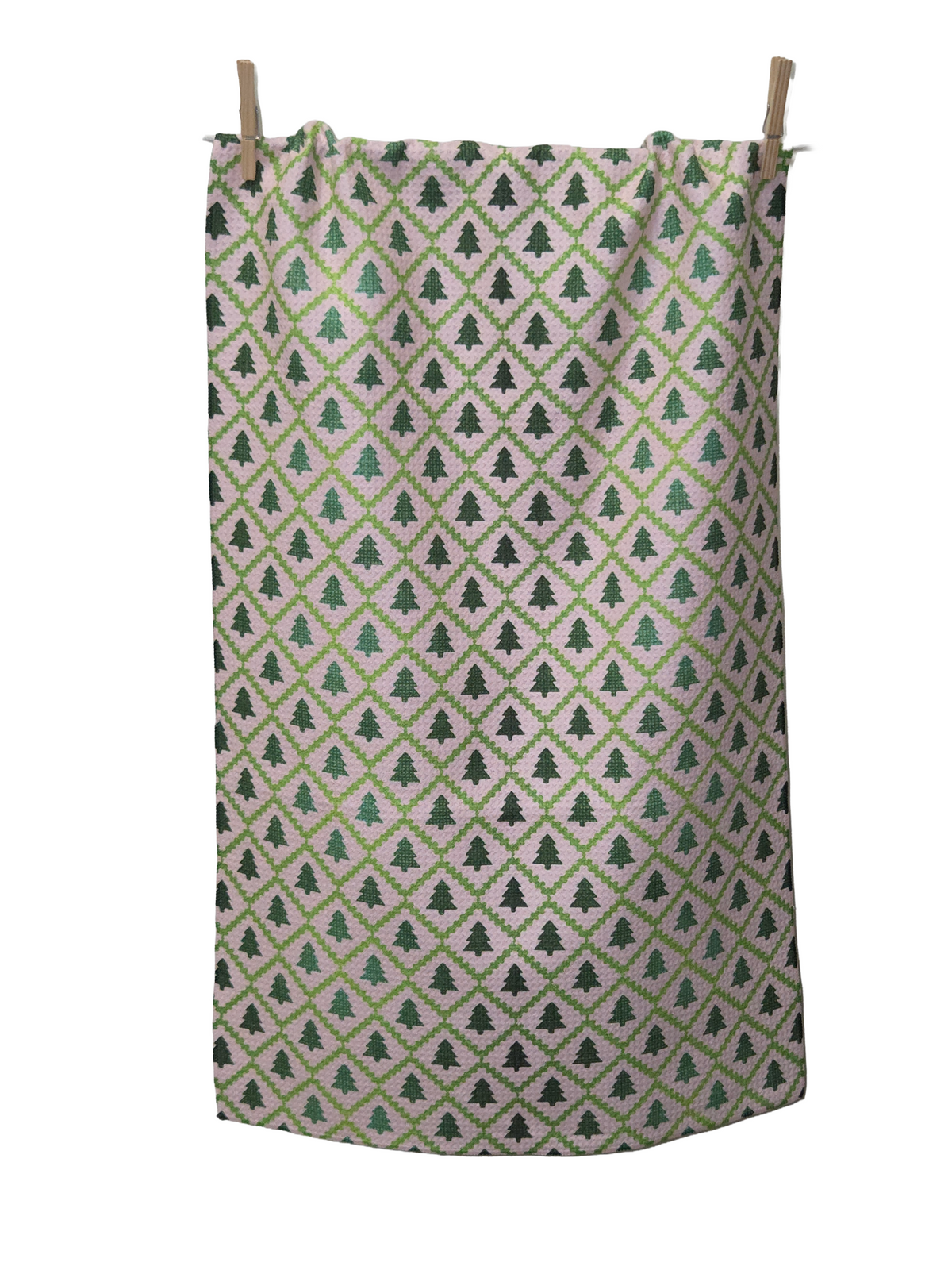 Plaid Christmas Tree Tea Towel